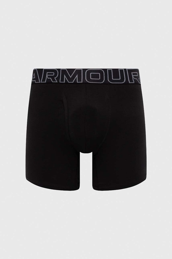 Under Armour Μποξεράκι ανδρικό 93 Perf Cotton 6in 3-pack 25UUSHJ093 μαύρο SS26