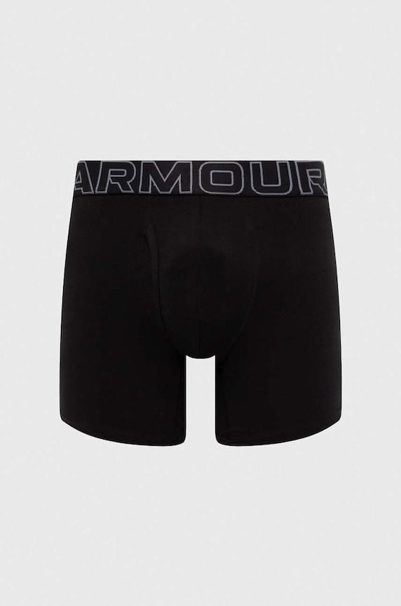 Under Armour Μποξεράκι ανδρικό 93 Perf Cotton 6in 3-pack 25UUSHJ093 μαύρο SS26