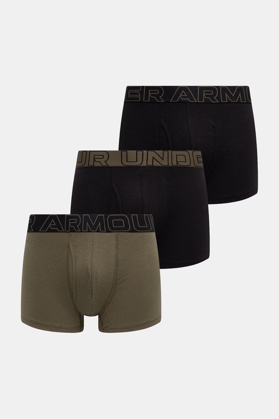 Ανδρικά μποξεράκια Under Armour 83 Perf Cotton 3-pack πράσινο 25UUSHJ083