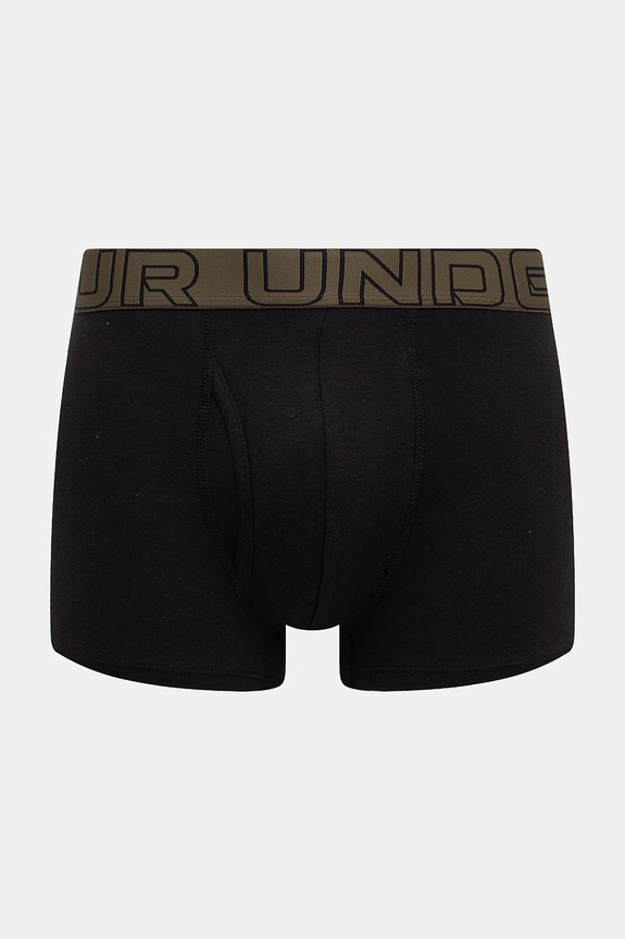 Ρούχα Ανδρικά μποξεράκια Under Armour 83 Perf Cotton 3-pack 25UUSHJ083 πράσινο