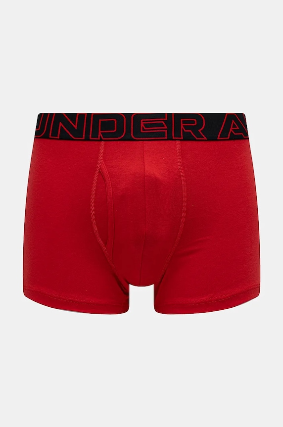 Ρούχα Under Armour μποξεράκι Ανδρικό 83 Perf Cotton 3in 3-pack 25UUSHJ083 γκρί