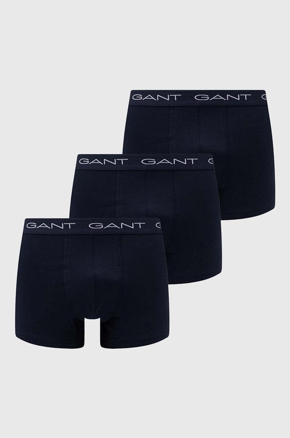 Gant boxeri 3-pack boxeri bleumarin 900013003