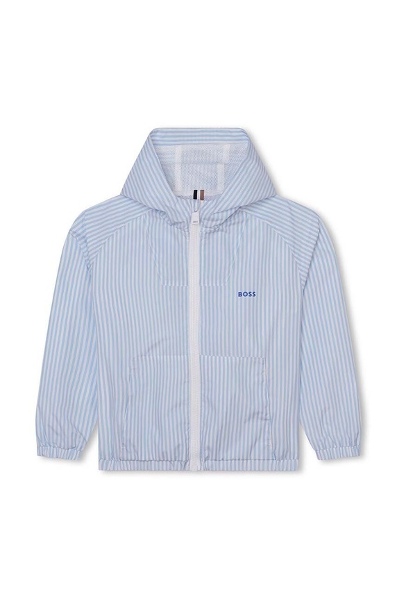Παιδικό μπουφάν BOSS J50741.162.174 μπλε SS24