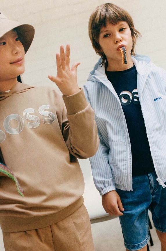 Παιδικό μπουφάν BOSS J50741.162.174 μπλε