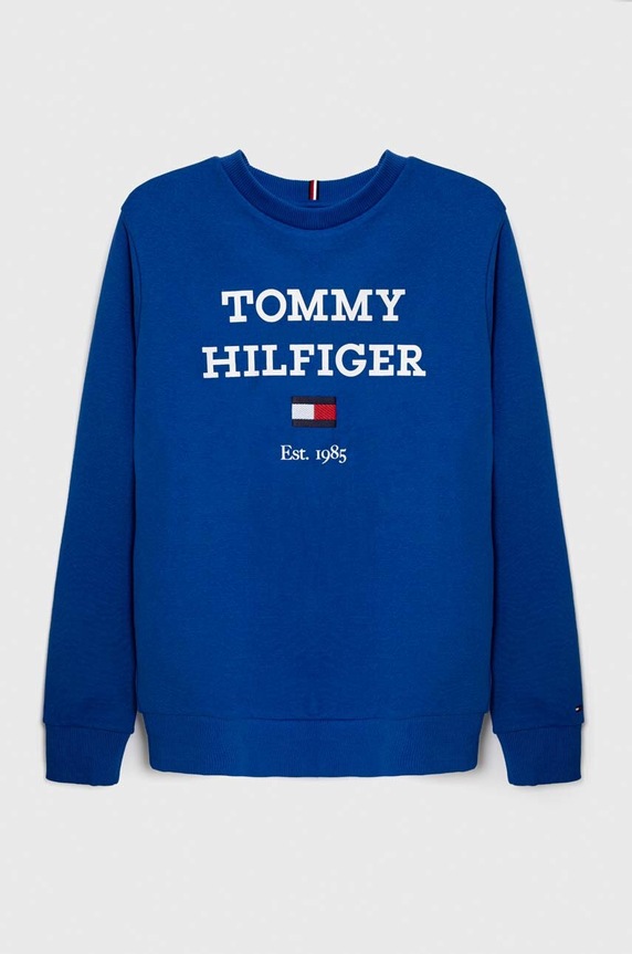 Tommy Hilfiger bluza dziecięca pozostałe niebieski KB0KB08713.128.176.PPYH