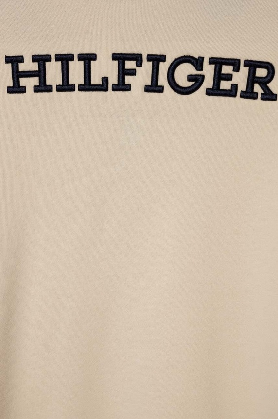 Chłopiec Tommy Hilfiger bluza bawełniana dziecięca KS0KS00537.128.176.PPYH beżowy