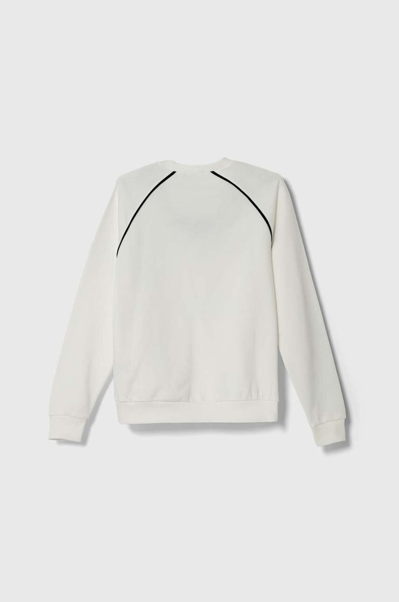 Dječja pamučna dukserica Sisley 3J68X200O.G.Seasonal bijela SS24
