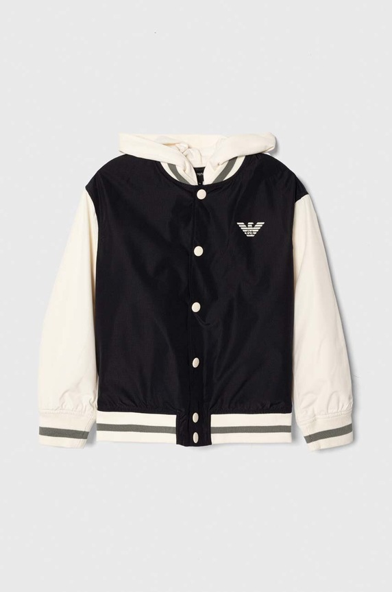 Emporio Armani kurtka bomber dziecięca pozostałe granatowy 3D4BJ2.4NBHZ