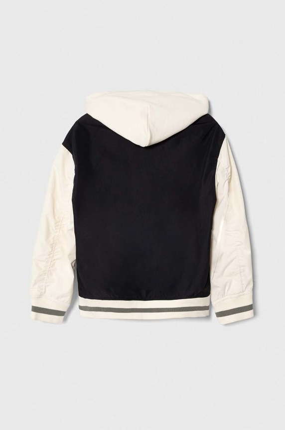 Emporio Armani kurtka bomber dziecięca 3D4BJ2.4NBHZ granatowy SS24
