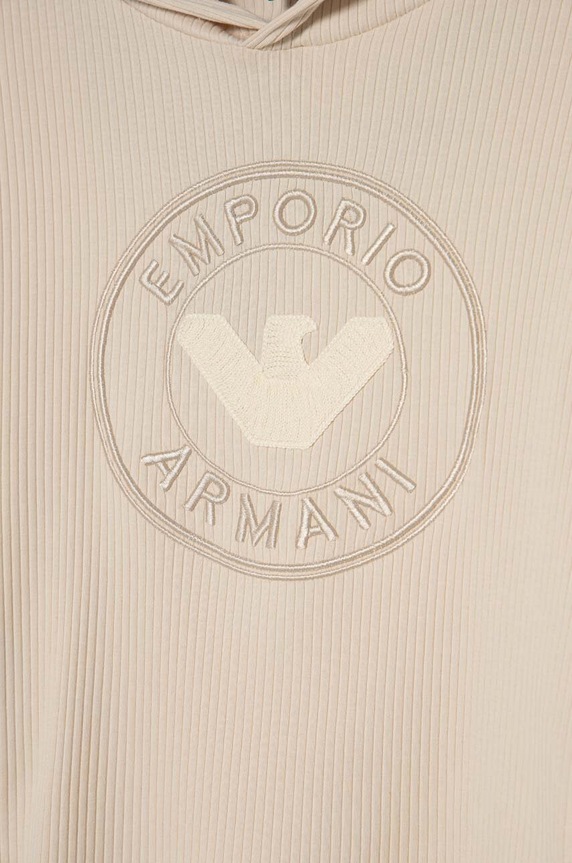 CHLAPEC Dětská mikina Emporio Armani 3D4MJ7.3J5SZ béžová