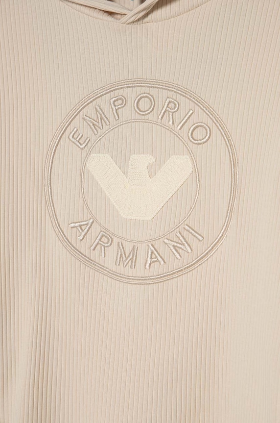 CHLAPEC Dětská mikina Emporio Armani 3D4MJ7.3J5SZ béžová