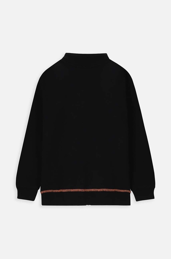 Coccodrillo gyerek melegítőfelső pamutból WC4132201DEK fekete SS24