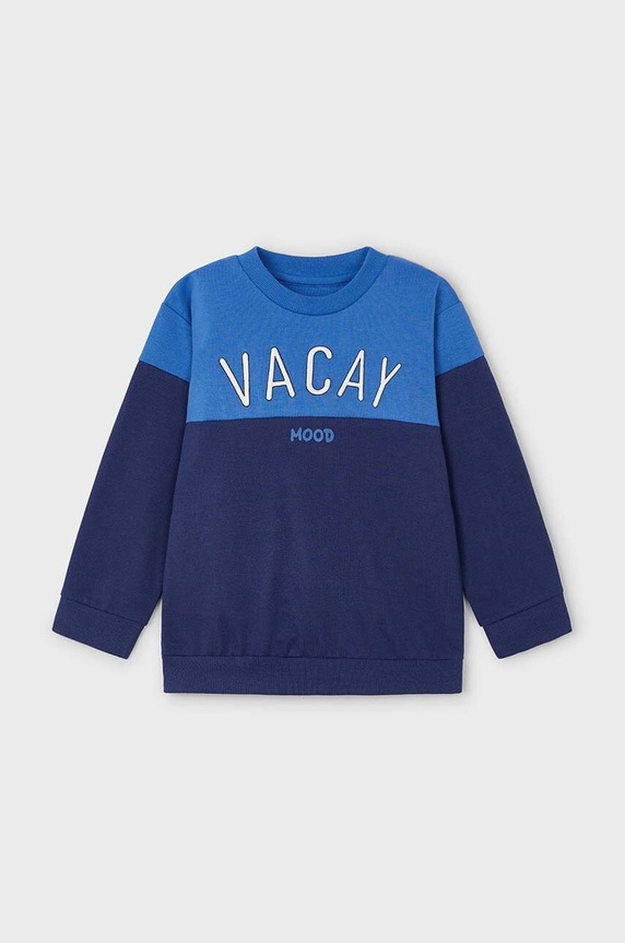 Mayoral bluza dziecięca z elastanem niebieski 3484.5J.Mini.PPYH