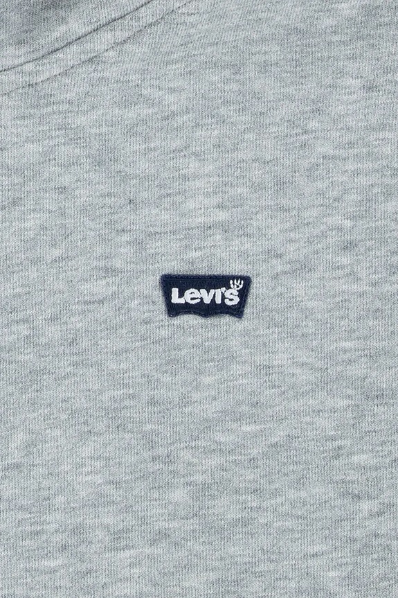 Chłopiec Levi's bluza dziecięca LVB MINI BATWING PULL OVER HOO 9EK422 szary