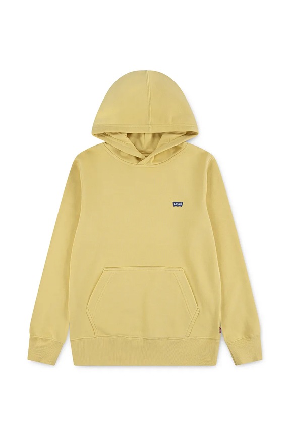 Παιδική μπλούζα Levi's LVB MINI BATWING PULL OVER HOO 9EK422 κίτρινο SS26