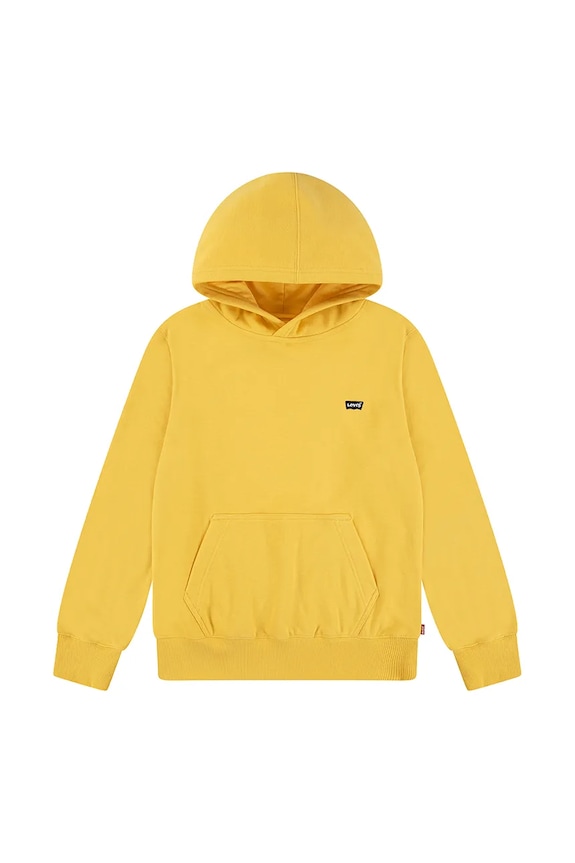 Παιδική μπλούζα Levi's LVB MINI BATWING PULL OVER HOO κίτρινο 9EK422