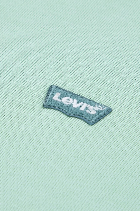 Παιδική μπλούζα Levi's LVB MINI BATWING PULL OVER HOO πράσινο 9EK422