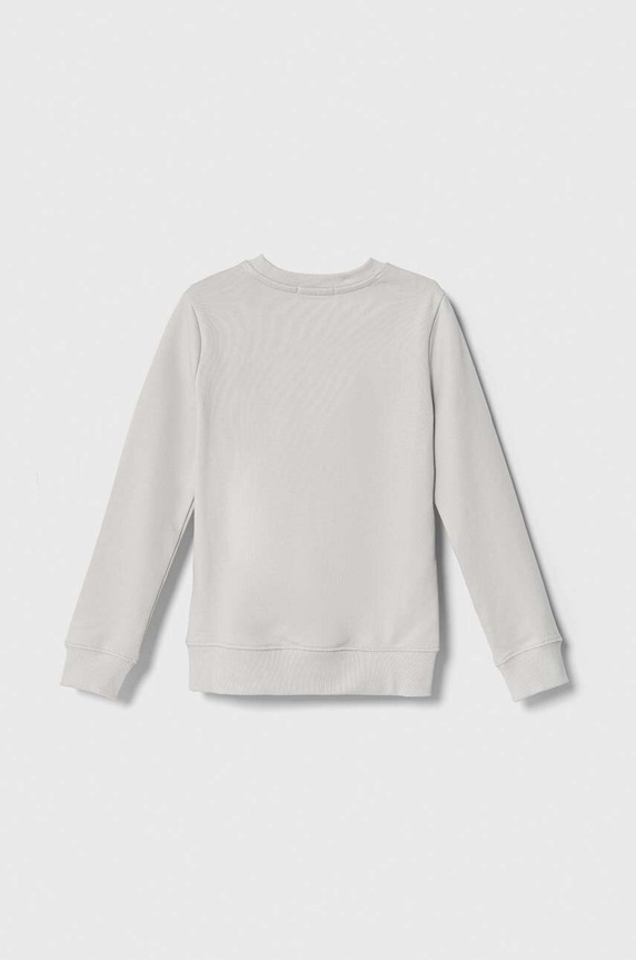 Calvin Klein Jeans bluza bawełniana dziecięca IU0IU00581.PPYH szary AW24