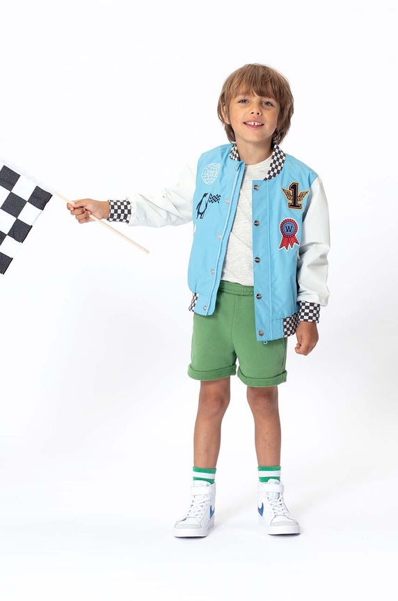 Gosoaky kurtka bomber dziecięca WHITE WORM 241.9.1.565