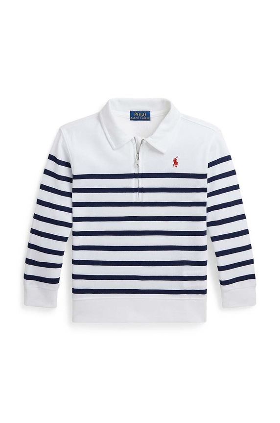 Polo Ralph Lauren bluza bawełniana dziecięca wzorzyste biały 322942104001