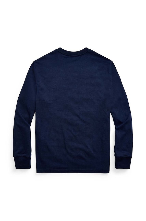 Polo Ralph Lauren hanorac de bumbac pentru copii 323843804002 bleumarin SS26