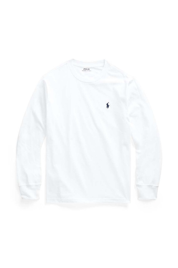 Παιδική βαμβακερή μπλούζα Polo Ralph Lauren βαμβάκι λευκό 323843804004