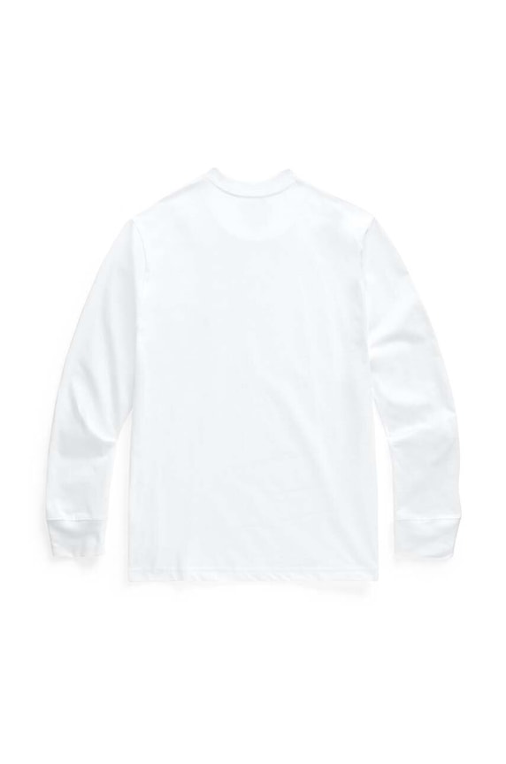 Παιδική βαμβακερή μπλούζα Polo Ralph Lauren 323843804004 λευκό SS26