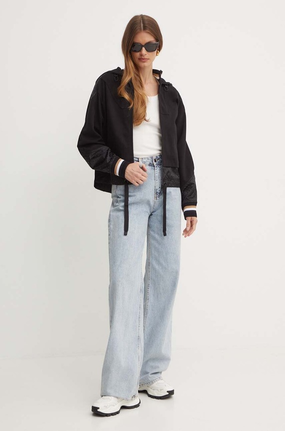 Dukserica BOSS 50505900 crna SS24