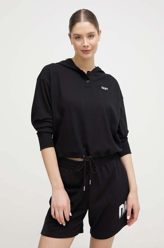Dkny felső aplikációval fekete DP3T9723