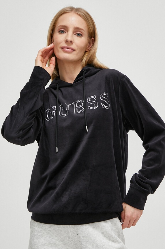 Dukserica Guess COUTURE crna V4RQ25.KBXI2