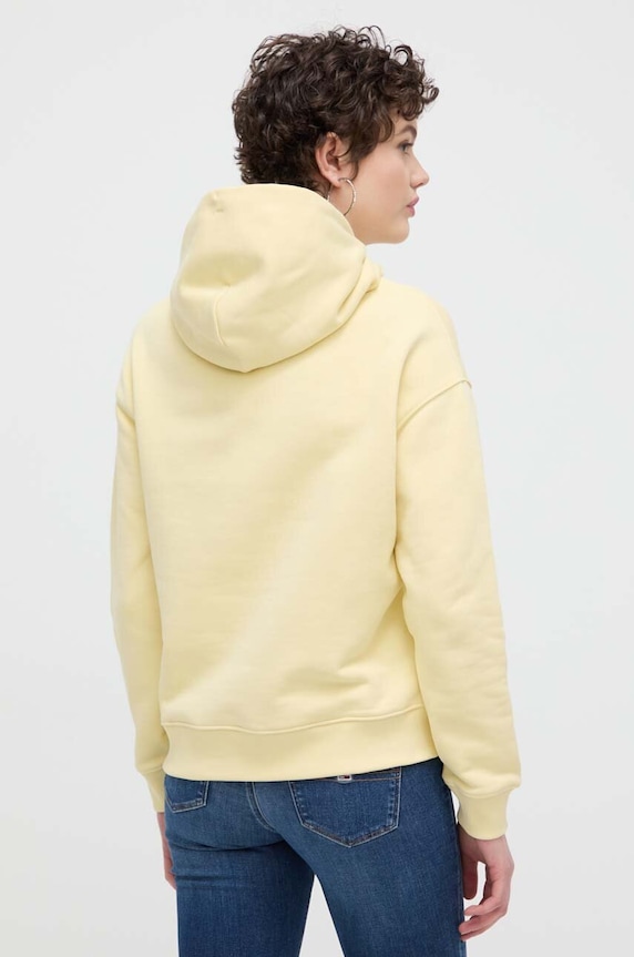Odzież Tommy Jeans bluza bawełniana DW0DW17326 żółty