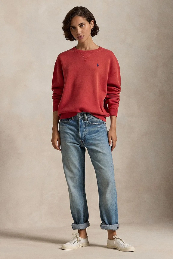 Oblečení Mikina Polo Ralph Lauren 211943006 červená