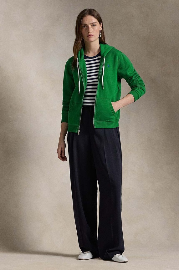 Odzież Polo Ralph Lauren bluza 211943008 zielony