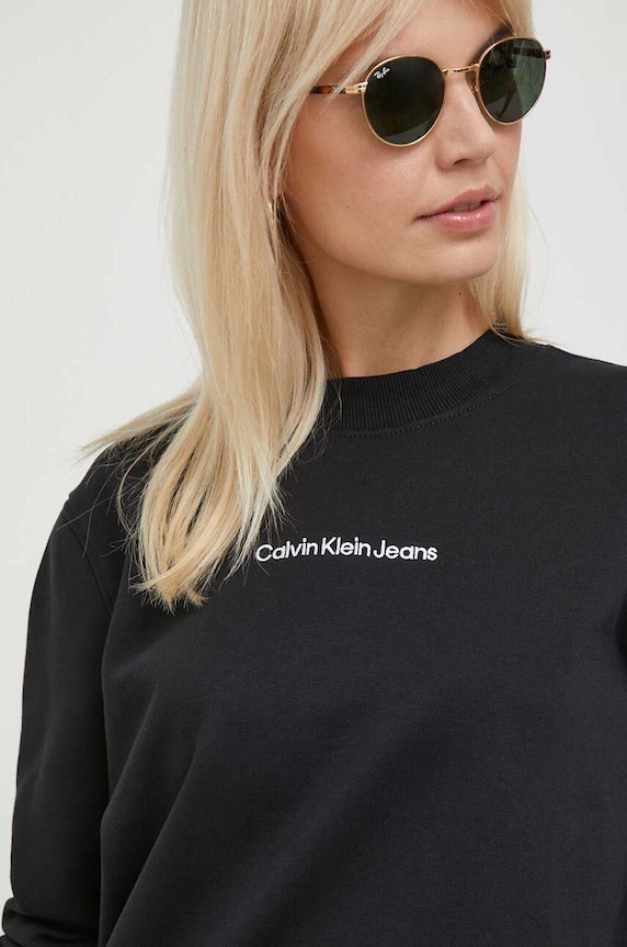 Mikina Calvin Klein Jeans černá J20J222548
