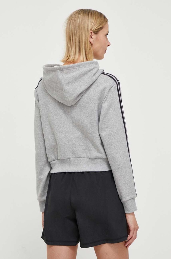 Oblečenie Bavlnená mikina adidas IN9931 sivá