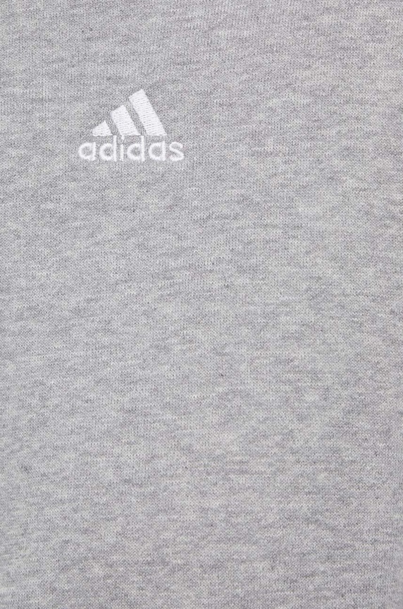 Bavlnená mikina adidas sivá IN9931