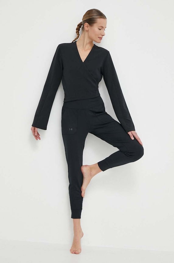 Μπλούζα για γιόγκα adidas Performance JOGA IP1255 μαύρο SS24