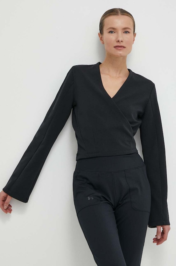 Μπλούζα για γιόγκα adidas Performance JOGA μαύρο IP1255