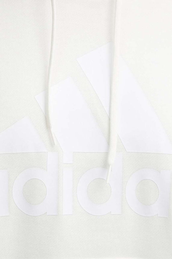 adidas bluza bawełniana IR5449 beżowy