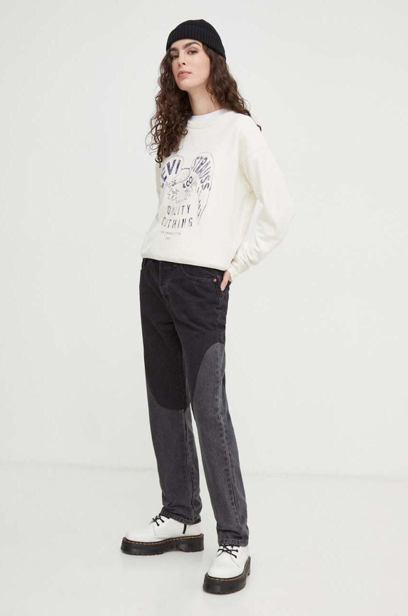 Mikina Levi's A7288 béžová SS25