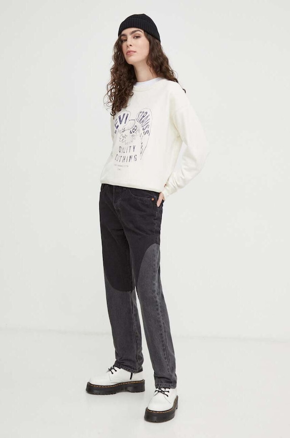 Mikina Levi's A7288 béžová SS25