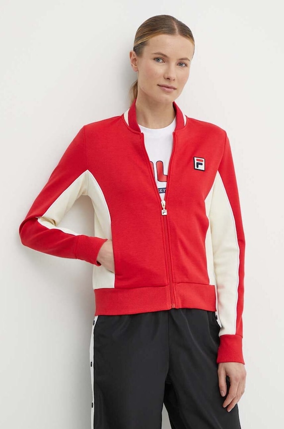 Mikina Fila Laiben bez kapuce červená FAW0741
