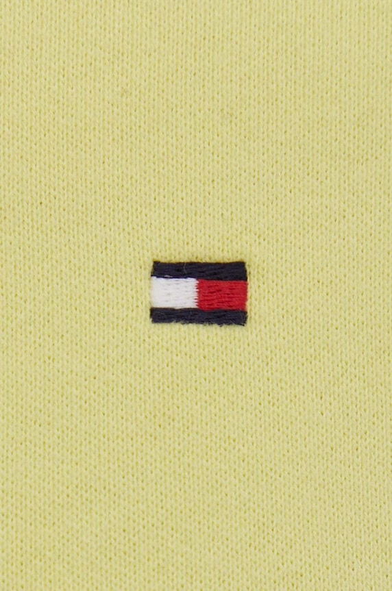 Tommy Hilfiger felpa in cotone WW0WW41245 giallo