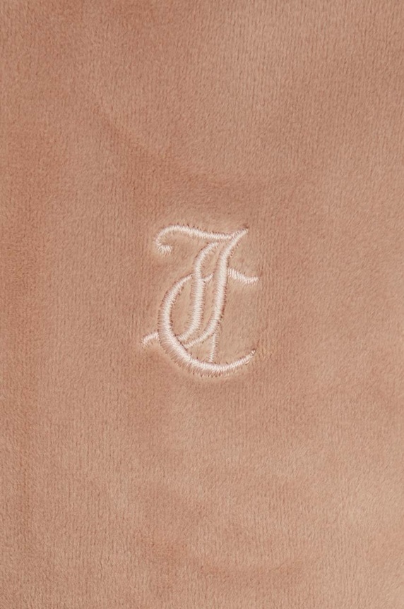 Juicy Couture bluza welurowa JCAP176G.506 beżowy