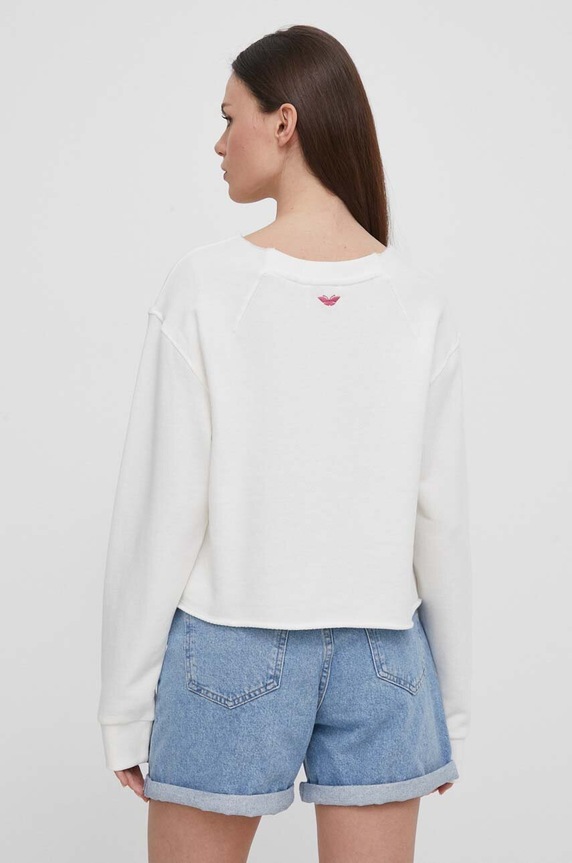 Ruházat Pepe Jeans pamut melegítőfelső Lorelai PL581425 bézs