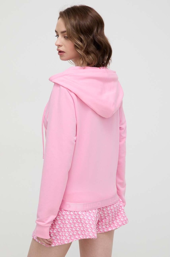Oblečenie Mikina HUGO SPORTY LOGO_JACKET 50520504 ružová