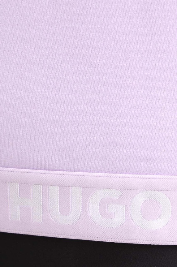 Mikina HUGO SPORTY LOGO_JACKET fialová 50520504