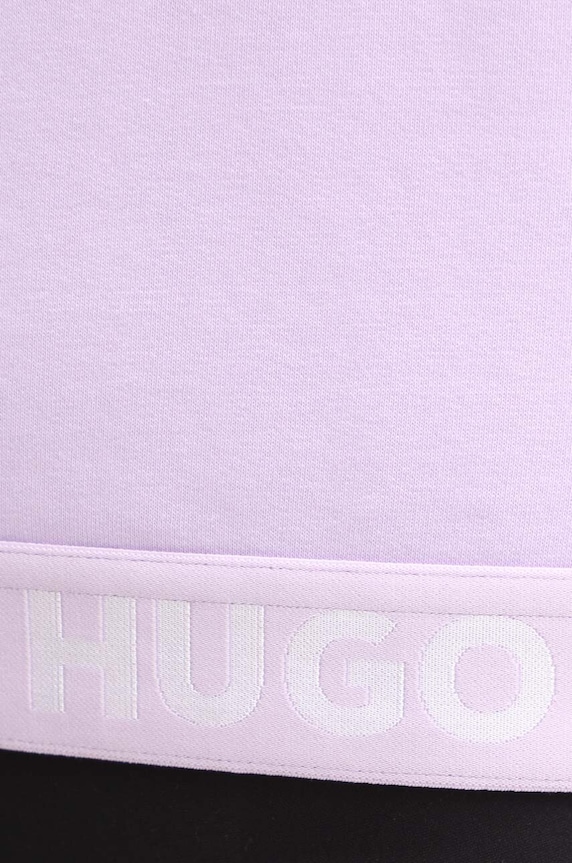 Mikina HUGO SPORTY LOGO_JACKET fialová 50520504