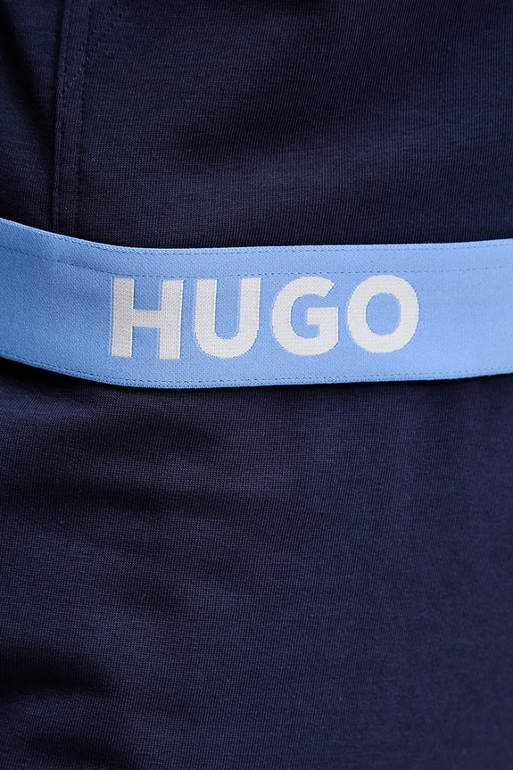 Mikina HUGO SPORTY LOGO_JACKET 50520504 tmavomodrá