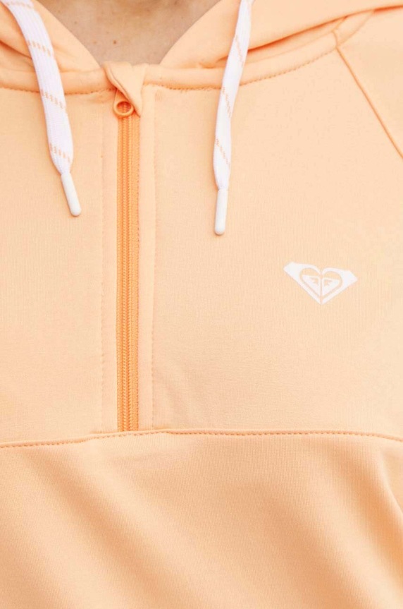 Roxy bluza do biegania Pure Pursuit ERJKT04133 pomarańczowy